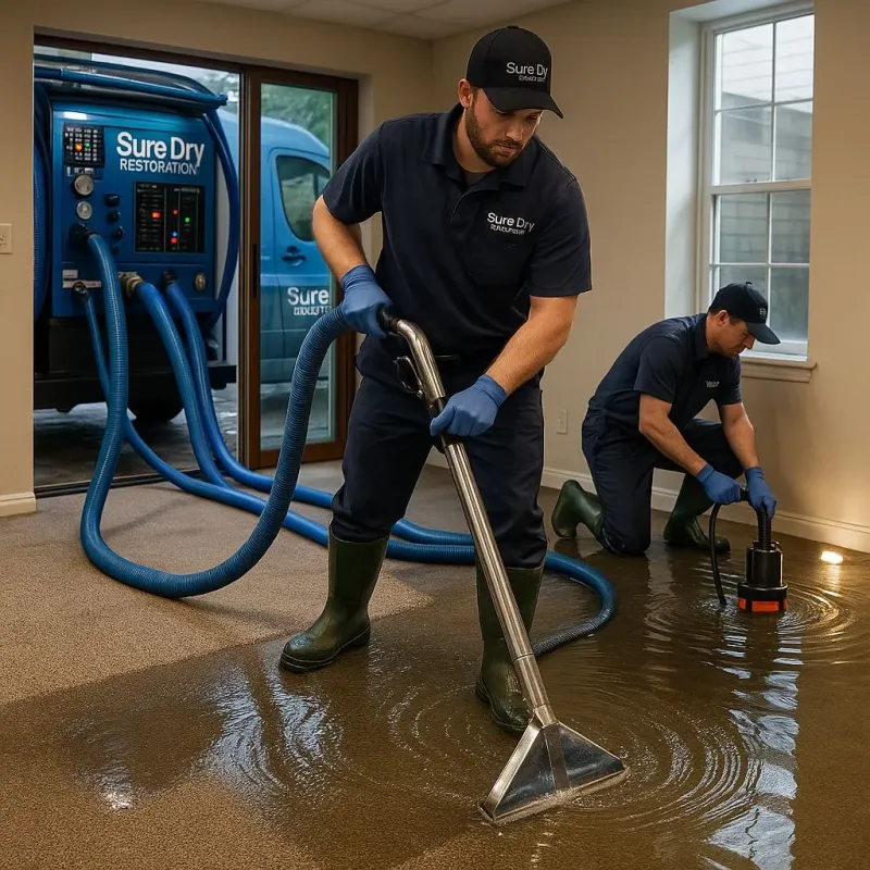 Water Extraction and Removal process in Freestone County, TX